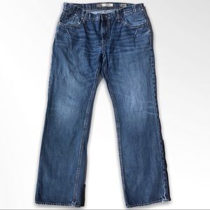 BKE Distressed ‘DEREK’ Straight Leg Jeans 36L